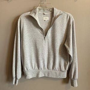 Ann Taylor Loft Lou & Grey half zip sweater